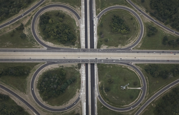 Photograph Peter Andrew Lusztyk Highway Interchange Iv on One Eyeland